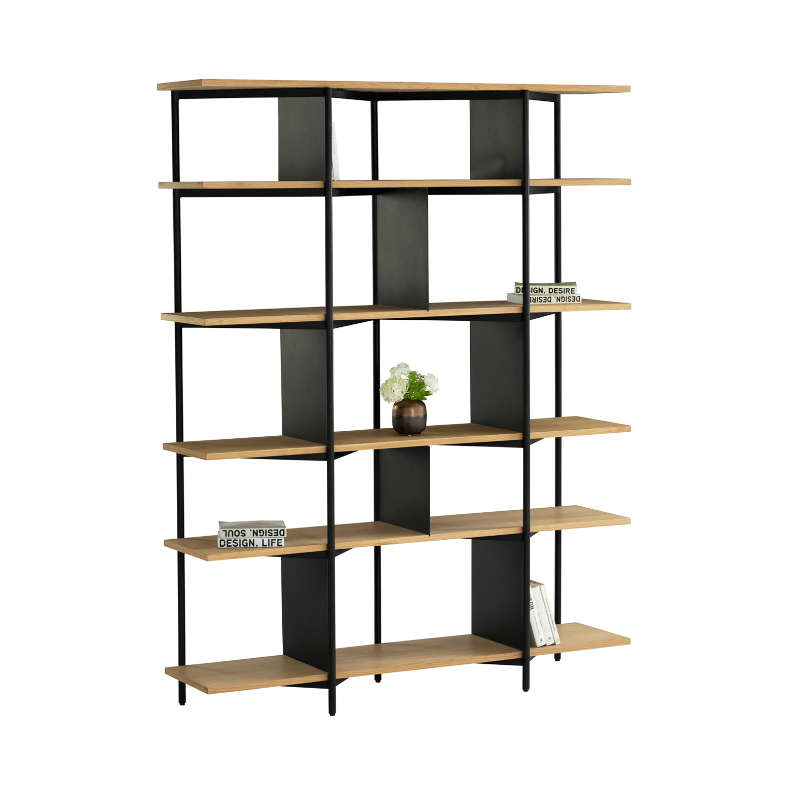 Mervin Solid Wood Bookcase – Arturo