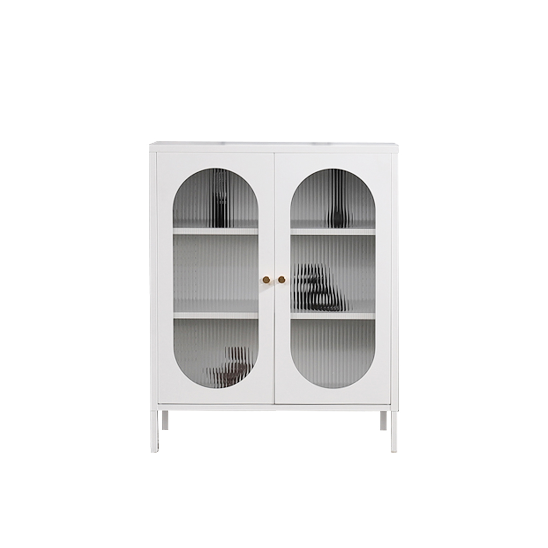 Yuki Low Display Cabinet- White – Arturo